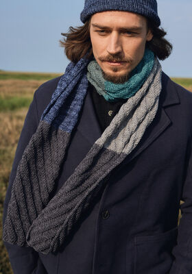 SKJERF (MANN) Cool Wool Vintage - Strikkeoppskrift (NO) fra Lana Grossa