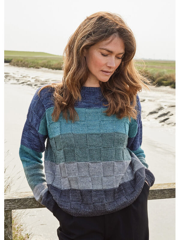 Lana Grossa PULLOVER Cool Wool Vintage - Strikkeoppskrift (NO)