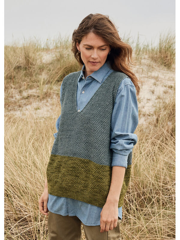 Lana Grossa SLIPOVERCool Wool Vintage - Strikkeoppskrift (NO)