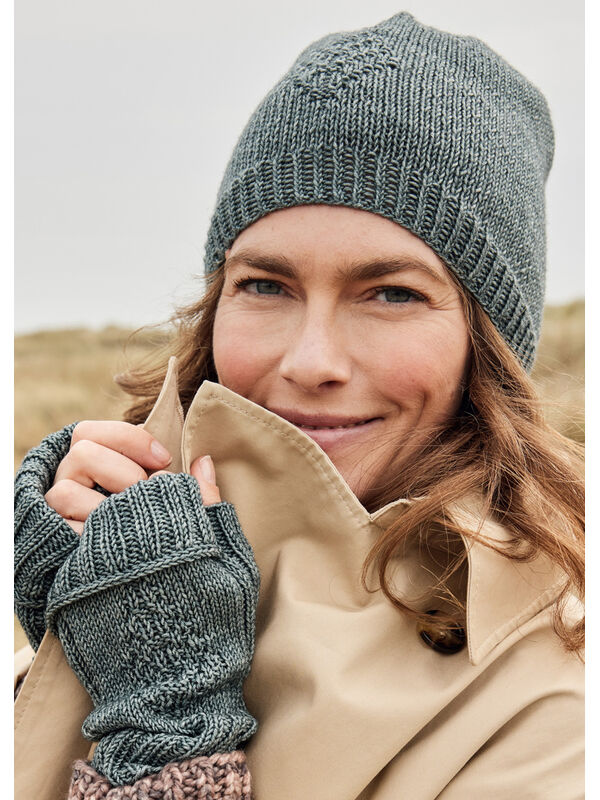 Lana Grossa LUE Cool Wool Vintage - Strikkeoppskrift (NO)