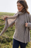 Lana Grossa SKJERF Cool Wool Lace - Strikkeoppskrift (NO)