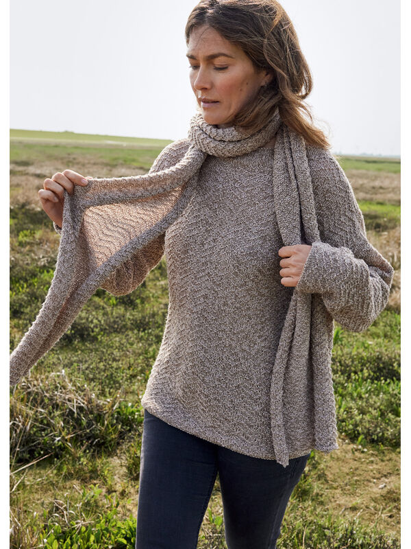 Lana Grossa PULLOVER Cool Wool Lace - Strikkeoppskrift (NO)