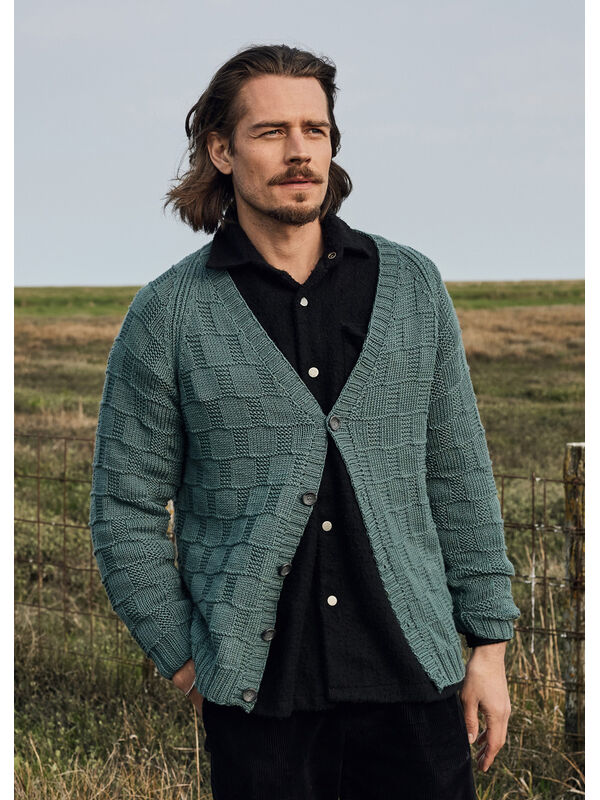 Lana Grossa RAGLANJAKKE Cool Wool Big - Strikkeoppskrift (DK)