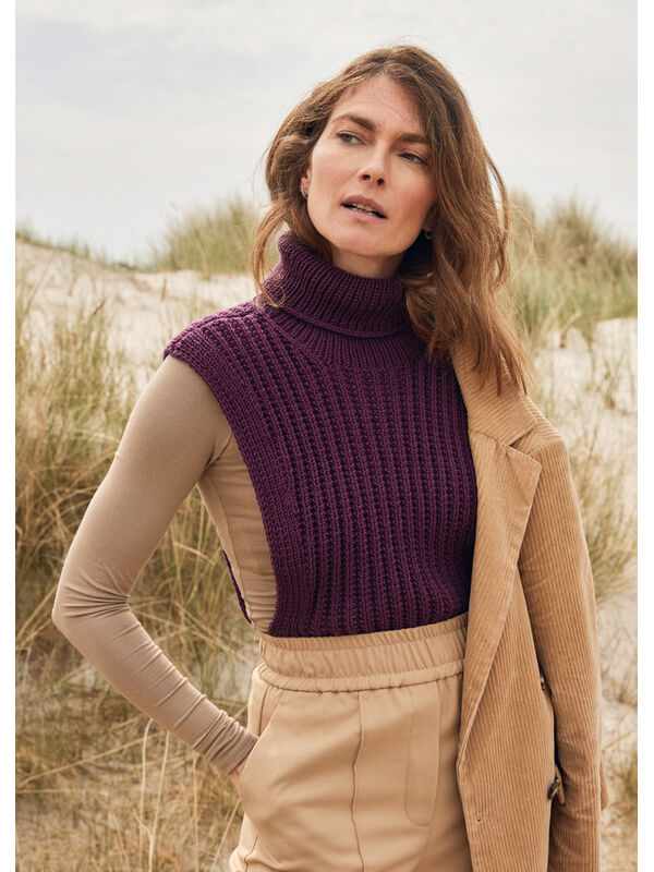 Lana Grossa LØS HALS Cool Wool Big - Strikkeoppskrift (NO)