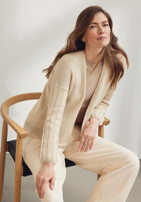 CARDIGAN Cool Wool Big - Strikkeoppskrift (NO) fra Lana Grossa