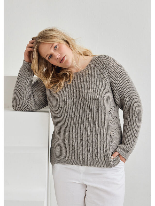 Lana Grossa RAGLANGENSER Cool Wool - Strikkeoppskrift (NO)