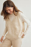 Lana Grossa VEST Landlust Soft Tweed 180 - Strikkeoppskrift (NO)