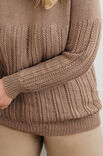 Lana Grossa DAMEGENSER Cool Wool Big - Strikkeoppskrift (NO)