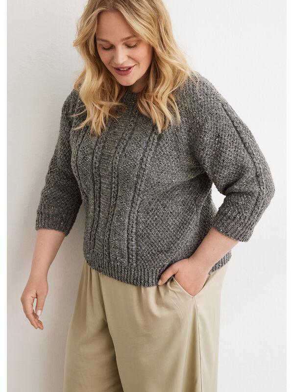 Lana Grossa GENSER Landlust Soft Tweed 180 - Strikkeoppskrift (NO)