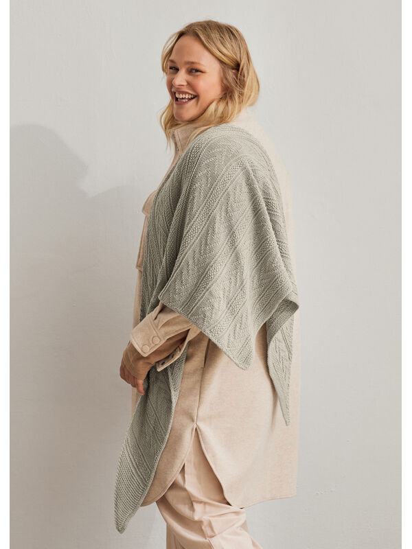 Lana Grossa SKJERF Cool Wool Seta - Strikkeoppskrift (NO)