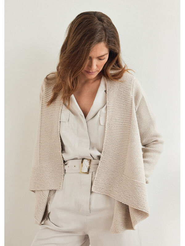 Lana Grossa CARDIGAN Cool Wool Big - Strikkeoppskrift (NO)