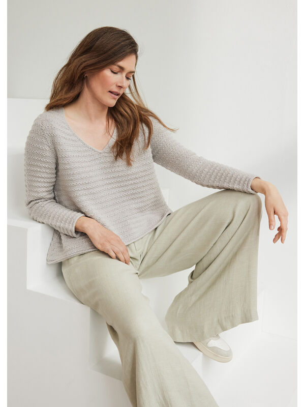 Lana Grossa DAME-GENSER Merino Uno - Strikkeoppskrift (NO)