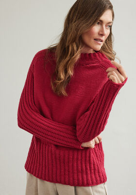 DAME-GENSER Cool Wool Big - Strikkeoppskrift (NO) fra Lana Grossa