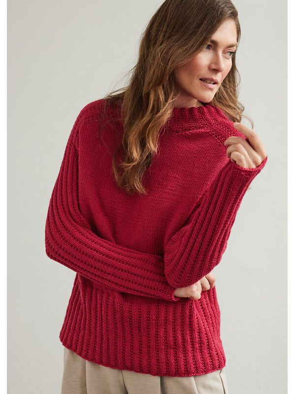 Lana Grossa DAME-GENSER Cool Wool Big - Strikkeoppskrift (NO)