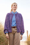 Lana Grossa TOP DOWN JAKKE MED STRIPER Merino Superiore & Silkhair