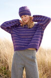 Lana Grossa TOP-DOWN GENSER MED STRIPER Merino Superiore & Silkhair