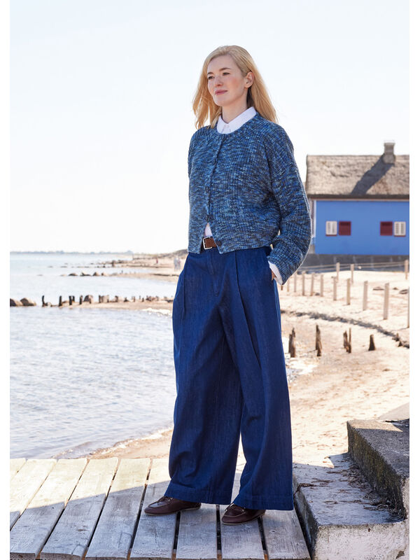 Lana Grossa JAKKE I HALVPATENT Cool Wool Print