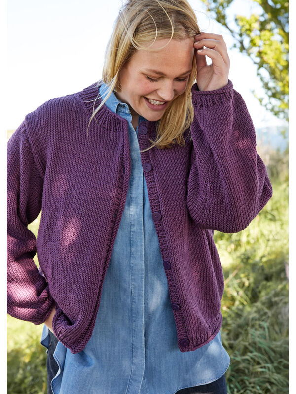 Lana Grossa TOP-DOWN OVERSIZED JAKKE Cool Wool Superbig