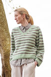 Lana Grossa GENSER MED STRIPER Merino Superiore & Silkhair