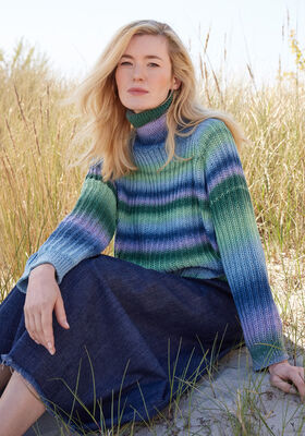 TOP-DOWN GENSER Cool Wool Big Color fra Lana Grossa