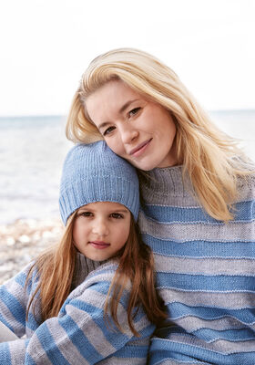LUE BARN Cool Wool Big Mélange fra Lana Grossa