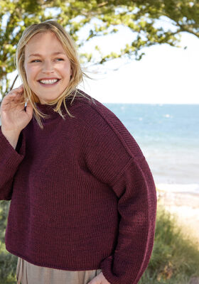 OVERSIZED GENSER Cool Wool Superbig Mélange fra Lana Grossa