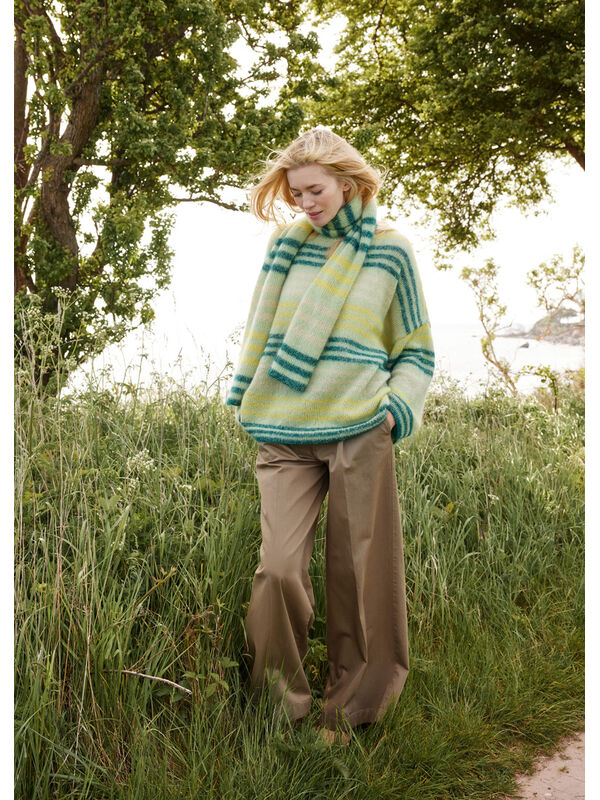 Lana Grossa OVERSIZED GENSER Cool Wool Lace & Silkhair