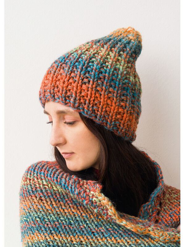 Lana Grossa LUE  Merino Twister - Strikkeoppskrift (SE)