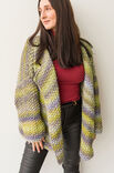 Lana Grossa CARDIGAN Merino Twister - Strikkeoppskrift (SE)