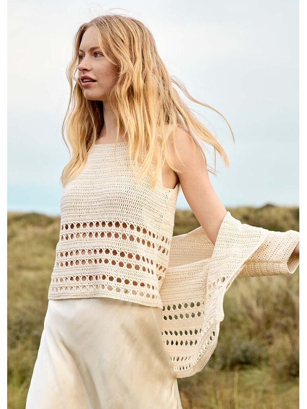 Lana Grossa TOP Summer Cashmere - Strikkeoppskrift (NO)