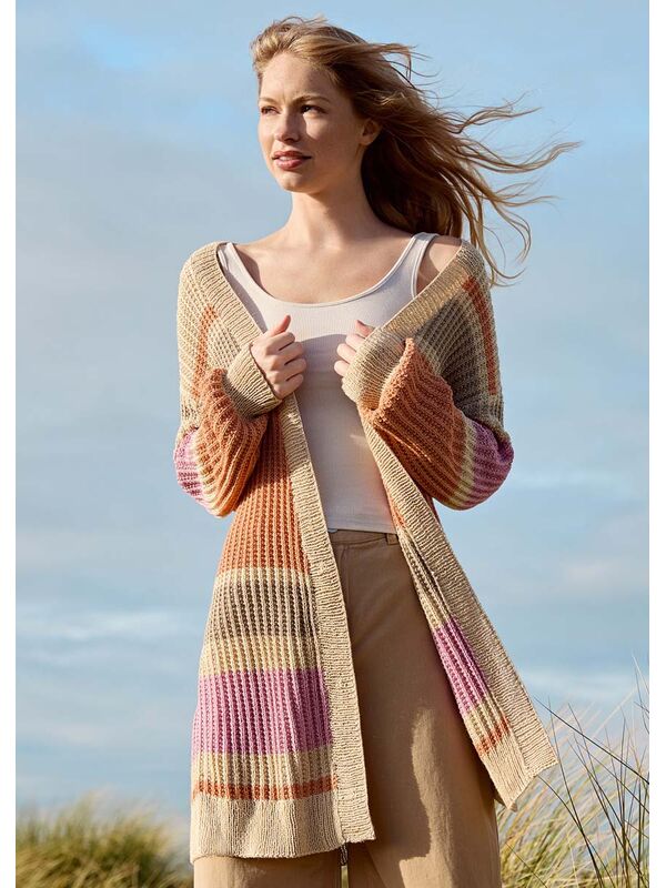 Lana Grossa LANG CARDIGAN - Strikkeoppskrift (NO)