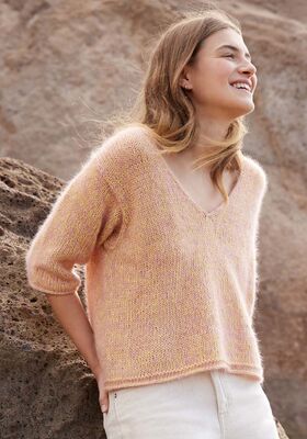 PULLOVER Summer Cashmere & Silkhair - Strikkeoppskrift (NO) fra Lana Grossa