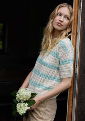 PULLOVER Summer Cashmere - Strikkeoppskrift (NO) fra Lana Grossa