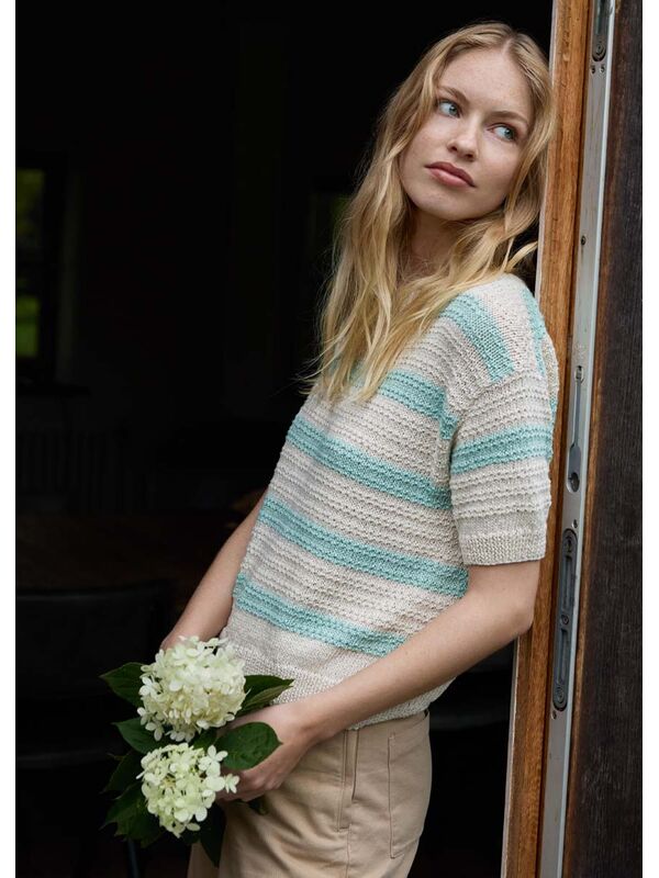 Lana Grossa PULLOVER Summer Cashmere - Strikkeoppskrift (NO)