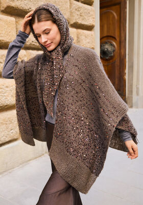 PONCHO Superkid Seta & Cosmo fra Lana Grossa