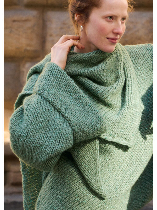 Lana Grossa TREKANTSKJERF Lucciola