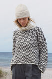 Lana Grossa JAQUARD-GENSER Natural Alpaca Pelo - Strikkeoppskrift (NO)