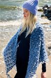 Lana Grossa HEKLET SJAL Natural Superkid Tweed - Strikkeoppskrift (NO)