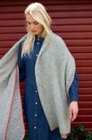 Lana Grossa HEKLET SJAL Natural Superkid Tweed & Silkhair - Hekleopskrift (SE)