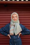 Lana Grossa HEKLET SJAL Natural Superkid Tweed & Silkhair - Hekleopskrift (SE)