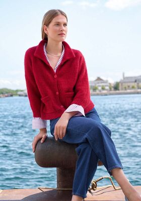 CARDIGAN Ecopuno & Silkhair - Strikkeoppskrift (NO) fra Lana Grossa