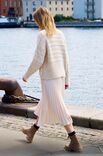 Lana Grossa CARDIGAN Natural Alpaca Pelo - Strikkeoppskrift (NO)
