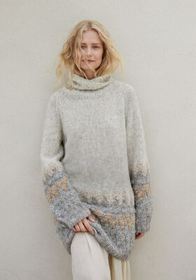 RAGLAN-GENSER Natural Alpaca Pelo & Orsetto fra Lana Grossa