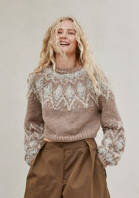 GENSER Natural Lama Chunky, Orsetto & Glamour fra Lana Grossa