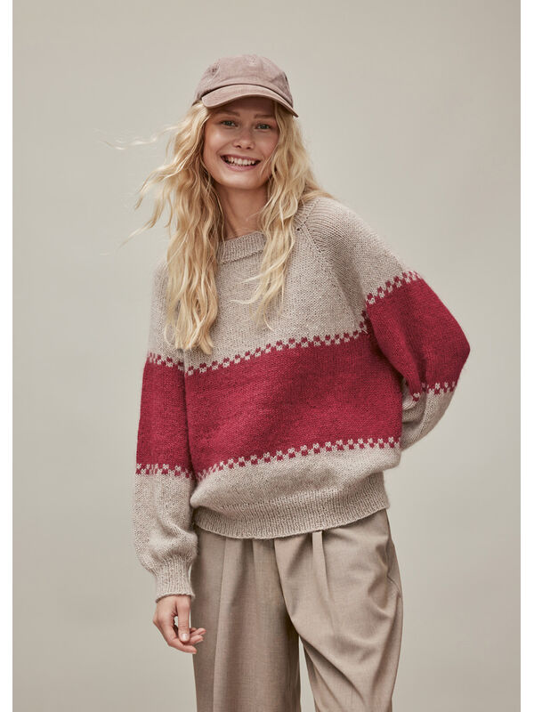 Lana Grossa RAGLAN-GENSER Natural Lama Fine & Silkhair