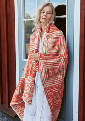 HEKLET TEPPE Natural Alpaca Pelo fra Lana Grossa