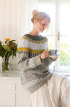 Lana Grossa GENSER MED RUNDT BÆRESTYKKE Natural Alpaca Pelo & Basta