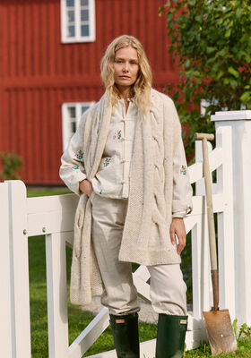 STOLA Alta Moda Alpaca & Natural Superkid Tweed fra Lana Grossa