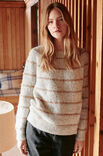 Lana Grossa PULLOVER Natural Alpaca Pelo - Strikkeoppskrift (DK)