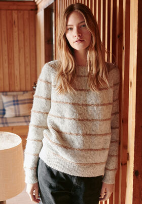 PULLOVER Natural Alpaca Pelo - Strikkeoppskrift (DK) fra Lana Grossa